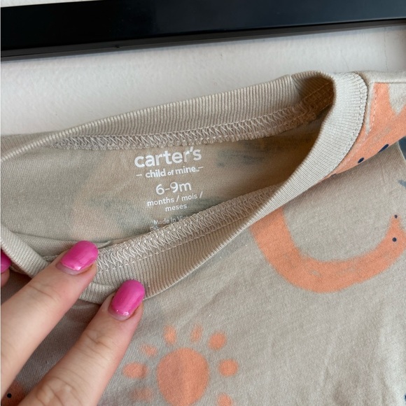 Carter’s baby boy dinosaur romper size 6-9 months NWT - Picture 2 of 3